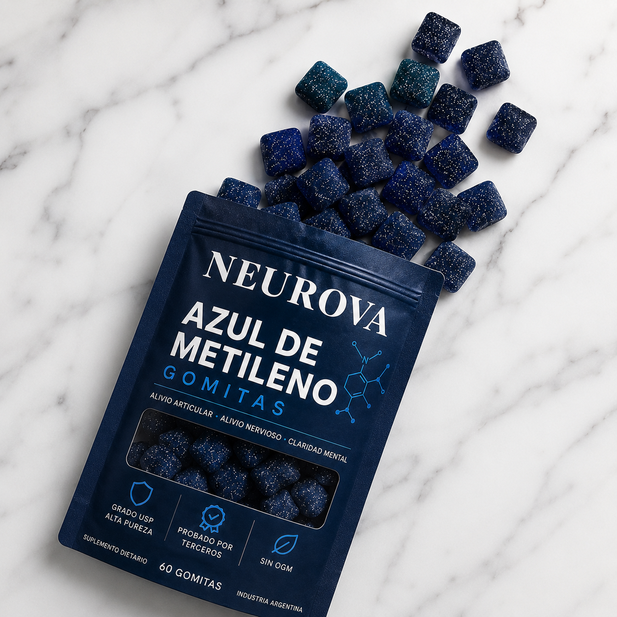 Gomitas para el alivio articular, nervioso y enfoque mental