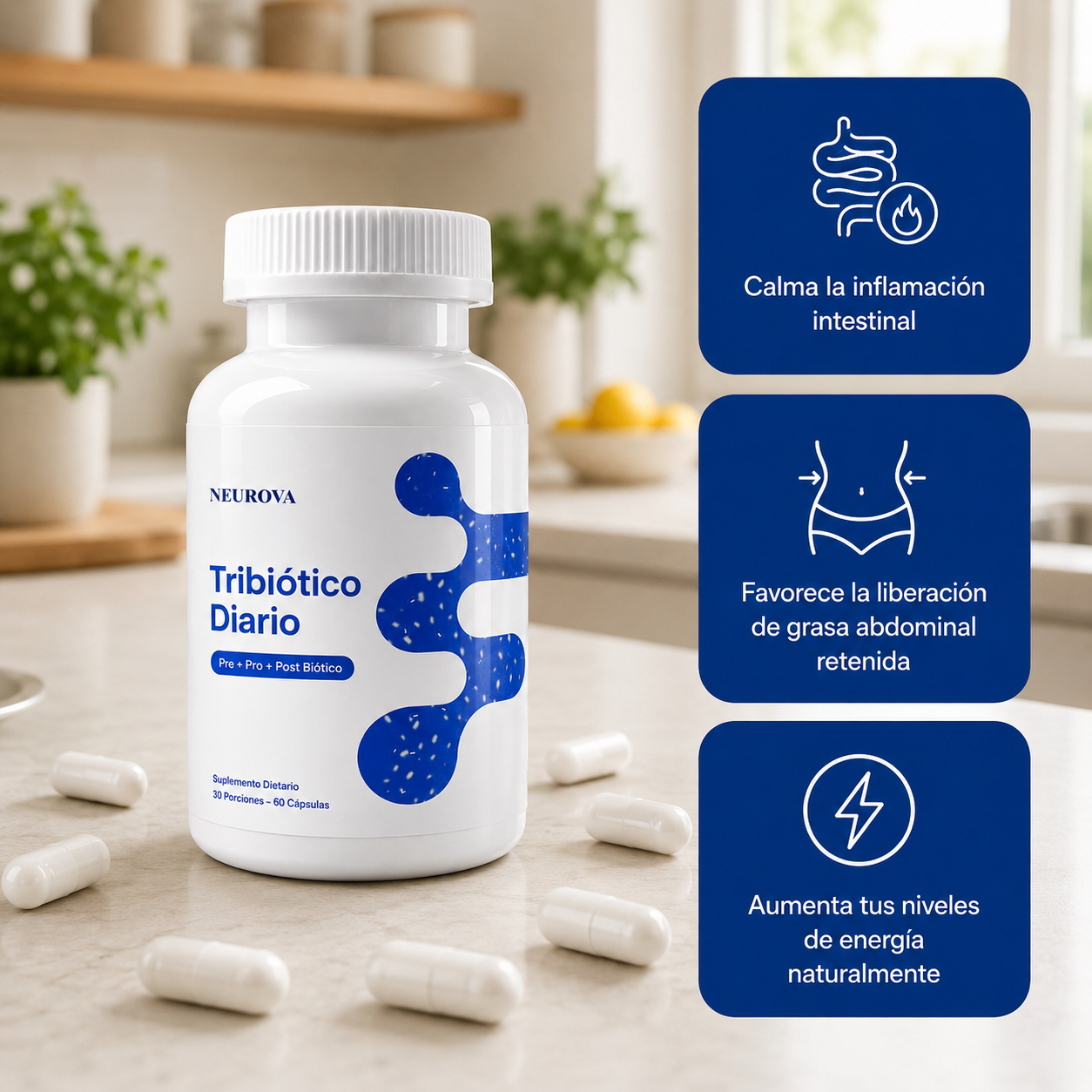 Tribiótico | Cuida tu intestino, tu peso y tu energía